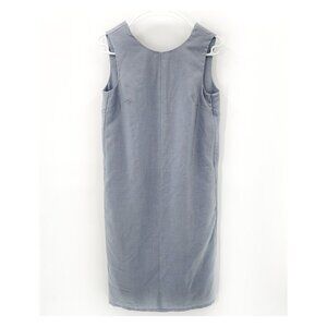 COS Light Blue Sleeveless Midi Dress